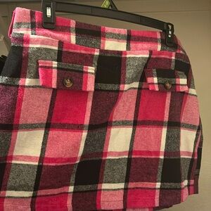 3X plaid skirt